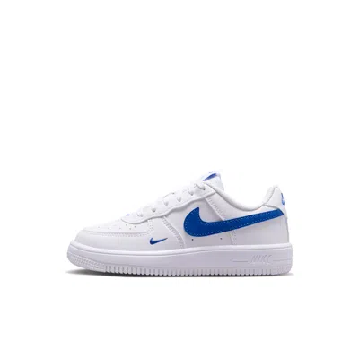 Nike Force 1 Tech Essential Little Kids' Shoes In White