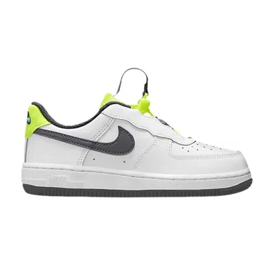 Pre-owned Nike Force 1 Toggle Ps 'white Volt' | Kid's Size 2