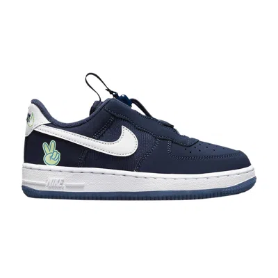 Pre-owned Nike Force 1 Toggle Se Ps 'peace' | Blue | Kid's Size 11