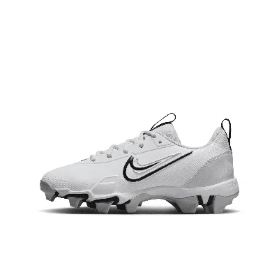 Nike Babies' Force Trout 9 Keystone Big Kids' Baseball Cleats In White