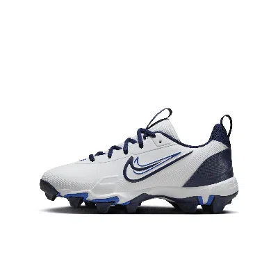 Nike Force Trout 9 Keystone Big Kids' Baseball Cleats In White