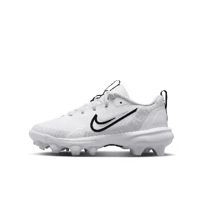 Nike Babies' Force Trout 9 Pro Mcs Big Kids' Baseball Cleats In White