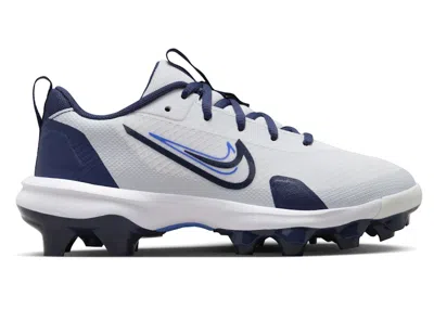 Pre-owned Nike Force Trout 9 Pro Mcs Sneakers In White/hyper Royal/midnight Navy Blue