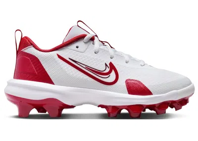 Pre-owned Nike Force Trout 9 Pro Mcs University Red Sneakers In White/pure Platinum/team Red