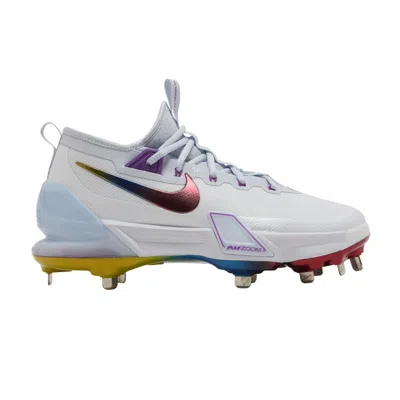 Pre-owned Nike Force Zoom Trout 9 Elite 'rainbow' In White