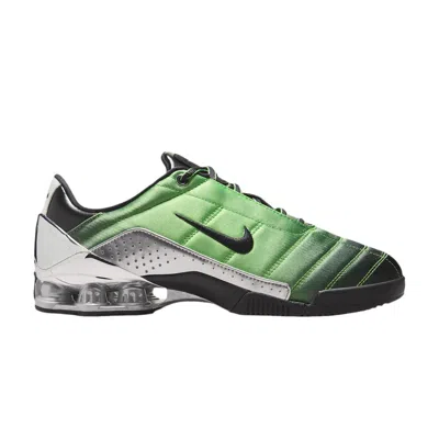 Pre-owned Nike Forget-me-nots X  Wmns Total 90 Shox Magia 'green Gusto Metallic Silver Black' | Women's Size 6.