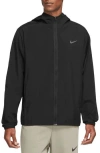 Nike Form Dri-fit Hooded Versatile Jacket In Black/silver