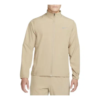 Nike Form Dri-fit Versatile Jacket 'khaki' In Brown