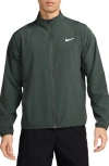 Nike Form Dri-fit Versatile Jacket In Vintage Green/silver
