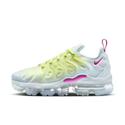 Pre-owned Nike [fq8882-423] Womens  Air Vapormax Plus In Blue Tint/fireberry-lt Lemon Twist