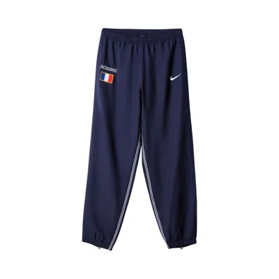 Pre-owned Nike France X Jacquemus Track Pants 'blue' | Men's Size L