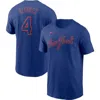Nike Men's Francisco Alvarez Royal New York Mets Fuse Name Number T-shirt In Blue