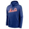 Nike Francisco Lindor New York Mets Club  Men's Mlb Pullover Hoodie In Blue