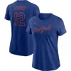 Nike Women's Francisco Lindor Royal New York Mets Fuse Name Number T-shirt