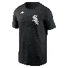 Nike Men's Frank Thomas Black Chicago White Sox Cooperstown Collection Name Number T-shirt In Black