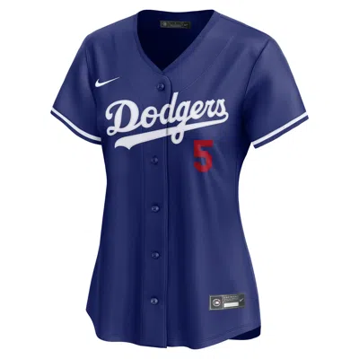 Nike Freddie Freeman Los Angeles Dodgers  Women's Dri-fit Adv Mlb Limited Jersey In Blue