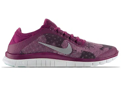 Pre-owned Nike Free 3.0 V5 (women's) Sneakers In Noble Red/metallic Silver/fusion Red In Multi
