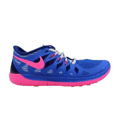 Pre-owned Nike Free 5.0 Gs 'hyper Cobalt' In Blue