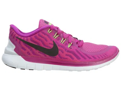Pre-owned Nike Free 5.0 Hot Lava (women's) Sneakers In Fuchsia Flash/black/pink Pow
