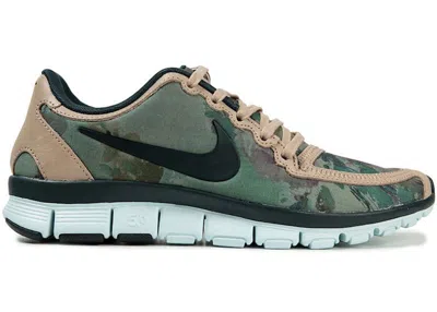 Pre-owned Nike Free 5.0 Liberty Of London Dark Teal (women's) Sneakers In Vachetta Tan/dark Atomic Teal