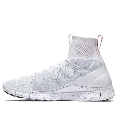 Nike Free Flyknit Mercurial 'triple White'