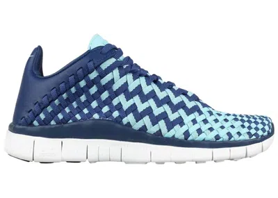 Pre-owned Nike Free Inneva Woven (women's) Sneakers In Coastal Blue/copa/summit White