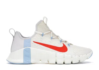 Pre-owned Nike Free Metcon 3 (women's) Sneakers In Pale Ivory/vast Grey/psychic Blue In Multi