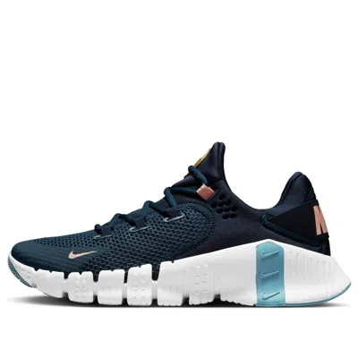 Nike Free Metcon 4 'armory Navy Arctic Orange' In Blue