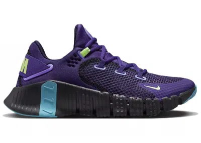 Pre-owned Nike Free Metcon 4 Blue (women's) Sneakers In Deep Purple/blackened Blue/baltic Blue