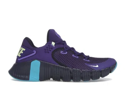 Pre-owned Nike Free Metcon 4 Blue (women's) Sneakers In Deep Purple/blackened Blue/baltic Blue In Multi