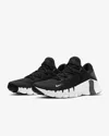Nike Free Metcon 5 Rubber-trimmed Mesh Sneakers In Black