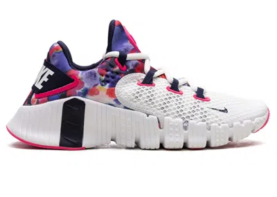 Pre-owned Nike Free Metcon 4 Paint Smudge (women's) Sneakers In Summit White/hyper Pink