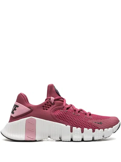 Nike Free Metcon 4 "sweet Beet" Sneakers In Red