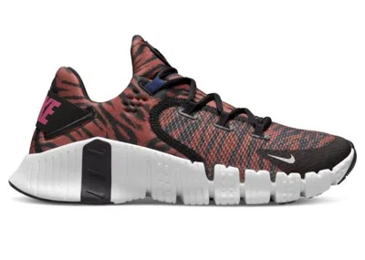 Pre-owned Nike Free Metcon 4 Tiger (women's) Sneakers In Black/burnt Sunrise/pink Prime