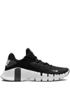 Nike Free Metcon 5 Rubber-trimmed Mesh Sneakers In Schwarz