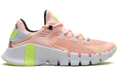 Pre-owned Nike Free Metcon 4 (women's) Sneakers In Arctic Orange/football Grey/cave Purple In Multi