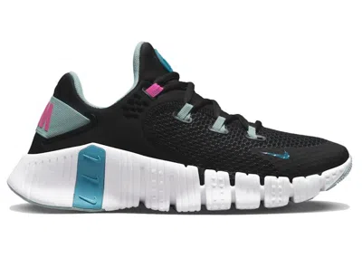 Pre-owned Nike Free Metcon 4 (women's) Sneakers In Black/noise Aqua/mica Green