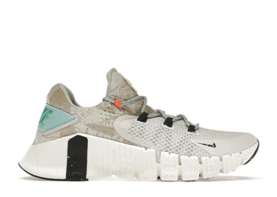 Pre-owned Nike Free Metcon 4 (women's) Sneakers In Platinum Tint/light Bone/copa