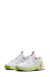Nike Metcon 5 Unisex Sneakers In White, Volt And Pink In White/pink/bright Crimson