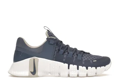 Pre-owned Nike Free Metcon 5 (women's) Sneakers In Diffused Blue/light Bone/white In Multi