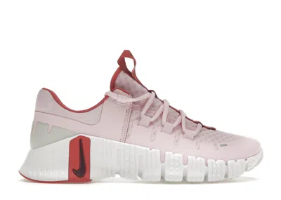 Pre-owned Nike Free Metcon 5 (women's) Sneakers In Pink Foam/adobe/platinum Tint