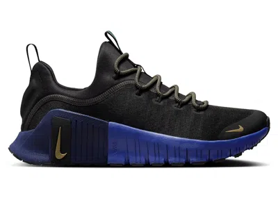 Pre-owned Nike Free Metcon 6 Amp Copper Moon (women's) Sneakers In Black/deep Night/blue Void