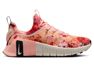 Pre-owned Nike Free Metcon 6 Amp (women's) Sneakers In Washed Coral/black/sail