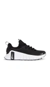 Nike Free Metcon 5 Rubber-trimmed Mesh Sneakers In Black & White
