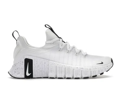 Pre-owned Nike Free Metcon 6 Black (women's) Sneakers In White/metallic Silver/light Smoke Grey In Multi