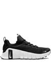 Nike Free Metcon 5 Rubber-trimmed Mesh Sneakers In Black