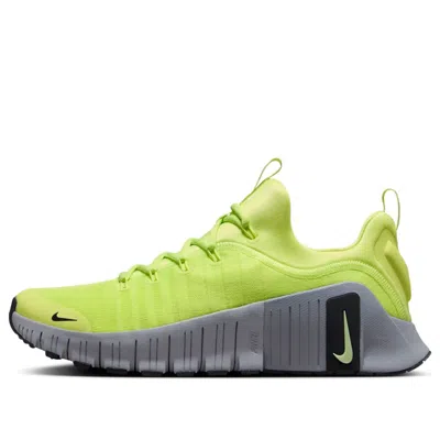 Nike Free Metcon 6 'light Lemon Twist' In Green