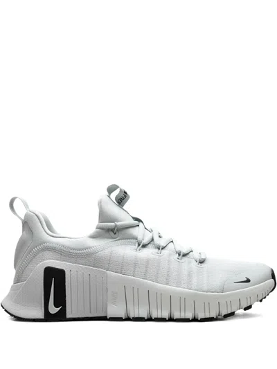 Nike Free Metcon 6 "light Silver/black" Sneakers In Grey