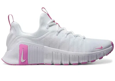 Pre-owned Nike Free Metcon 6 Pink (women's) Sneakers In White/playful Pink In Multi