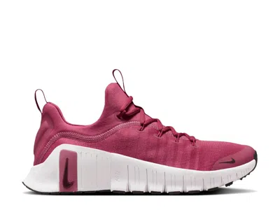 Nike Free Metcon 6 Pull Tab Lace-up Sneakers In Pink